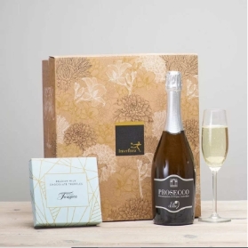 Prosecco and Chocolates Truffles Gift Set